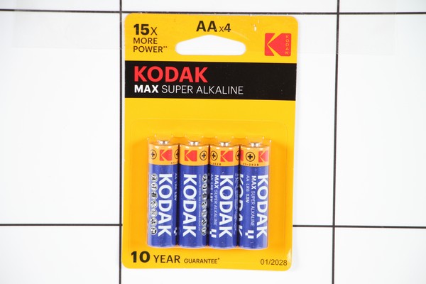 / KODAK LR06 BL4,  MAX / 80:400:17600 /  4 -  