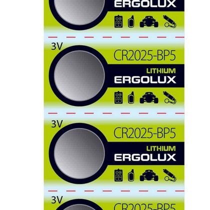 / ERGOLUX CR2025 BL5 / 100 /  5 -  