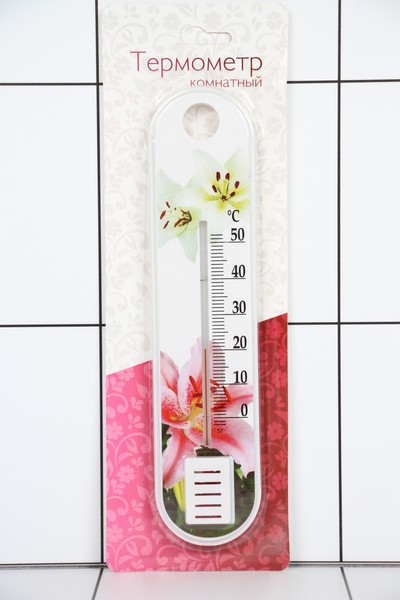 Термометр комнатный П-1 Цветок уп.  блистер - фото товара