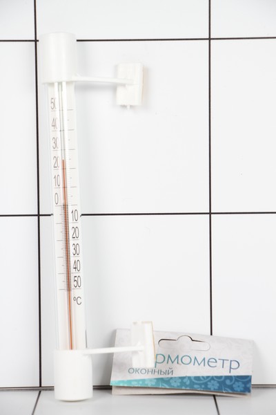 Термометр оконный Т-5 на липучке уп.  п/п - фото товара