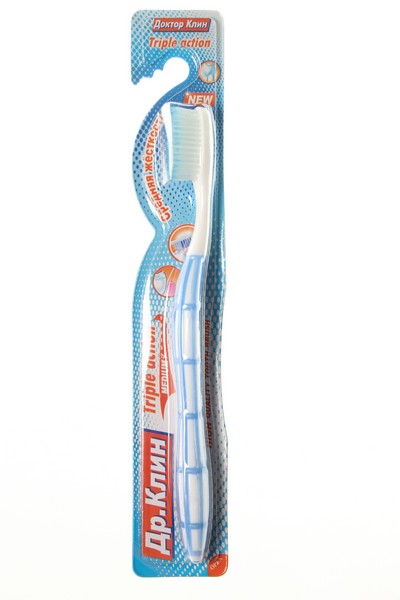 Зубная щетка Dr. Clean Трипл экшн Медиум /72шт - фото товара