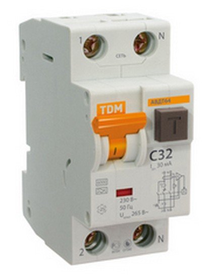 Выключатель TDM автоматический АВДТ 64 С20 30мА SQ0205-0005 - фото товара