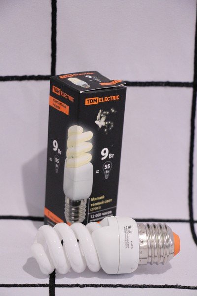 Лампа энергосберегающая TDM КЛЛ-FST2-9 Вт-2700 К-Е27 (35х95) SQ0323-0171 - фото товара