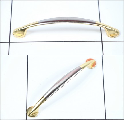 Ручка мебельная 2199 (255) золото/хром 22г - фото товара