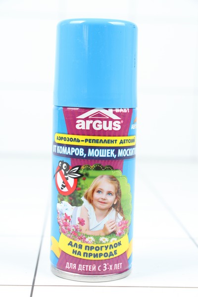 ARGUS BABY аэрозоль от комаров 100 мл с 3-х лет/24 - фото товара