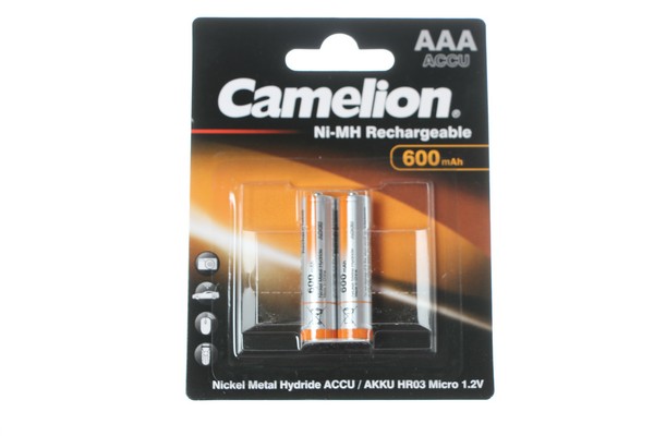 Аккумулятор Camelion R3 600mAh BL2 ТОЛЬКО 2 - фото товара
