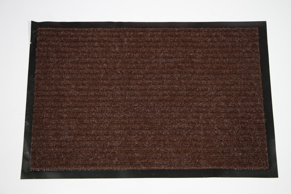 КОВРИК влаговпитывающий,  ребристый,  коричневый,  7мм,  0, 4x0, 6м - фото товара