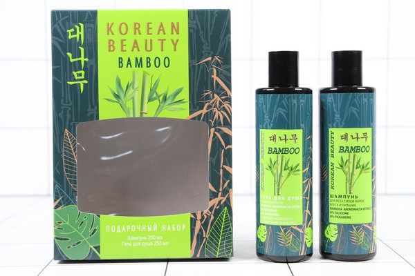 Набор Korean Beauty N471 Bamboo шамп. 250+гель д/д. 250 жен 0757 - фото товара
