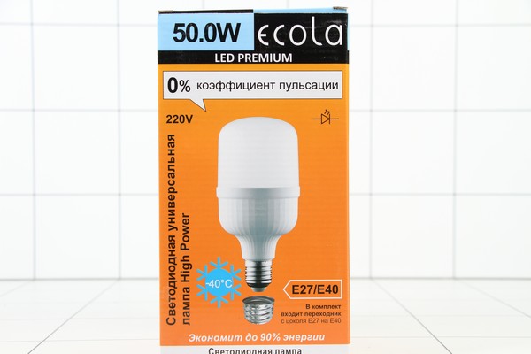   Ecola  27/40 50W 6000 230140 Premium 637705 -  