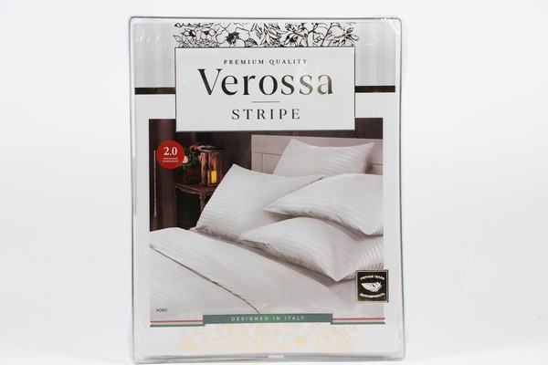 Комплект постельного белья Verossa Stripe 2, 0сп с наволочками 70/70 00бел 23 2022 - фото товара