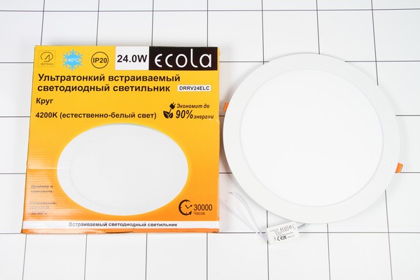  . /  Ecola 24W 4200K 4K  300(280)20 -  