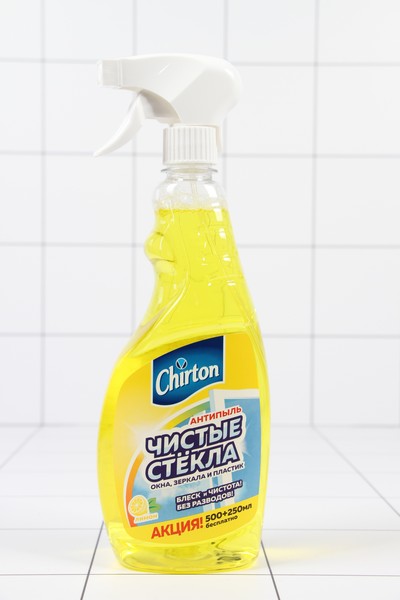 Чиртон стеклоочиститель Лимон с распылителем 750мл /12шт - фото товара