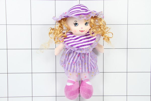 Кукла 0КМ-016 в платье со звездами 35 см - фото товара