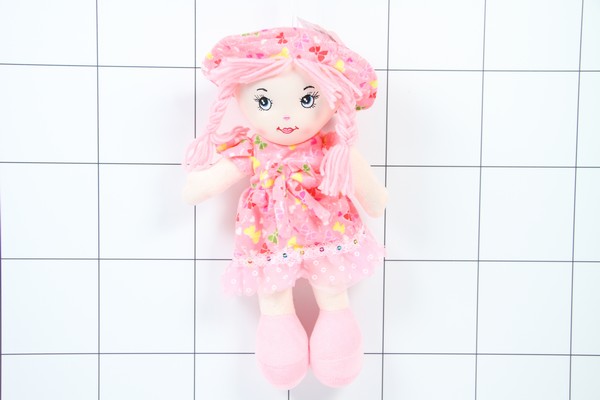Кукла 0STK-017 в платье с бантом №3 (14х37х8см) - фото товара