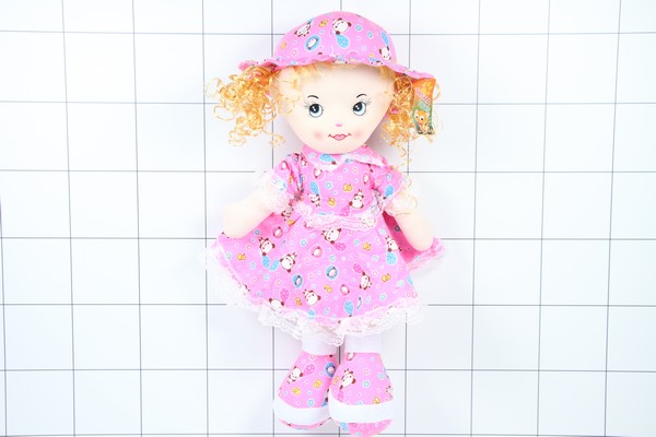 Кукла 0STK-018 в платье с кудрями 70 см - фото товара