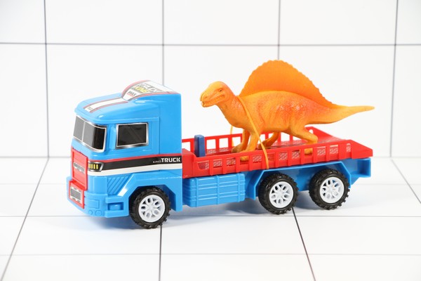 Машина  инерц.  + динозавр,  в пакете - фото товара