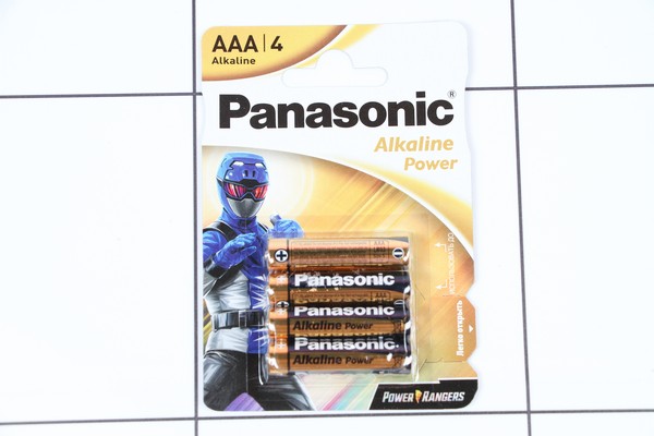 / PANASONIC LR03 BL4,  Alkaline Power Rangers /  4 -  