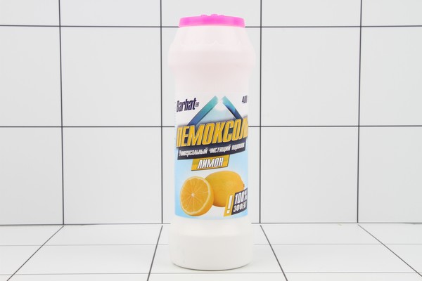 Чистящий порошок Бархат Пемоксоль 400г лимон /20шт - фото товара