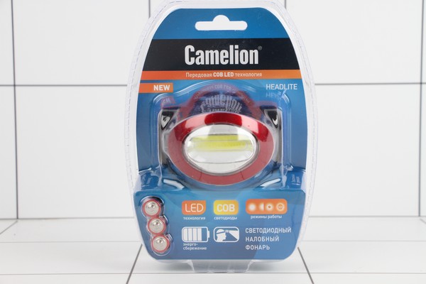Фонарь налобный Camelion LED5382 (3хR03 в компл) 1св/д СОВ (100lm) - фото товара