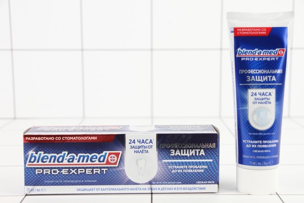 Зубная паста Бленд-А-Мед ProExpert Проф. защита Свежая мята 75мл /12шт - фото товара