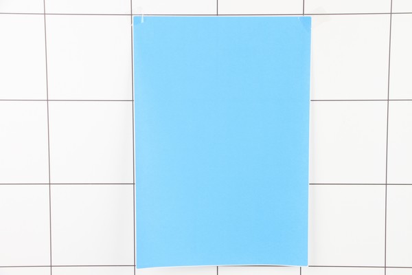 Бумага цветная A4 самоклеящаяся голубая Brauberg - фото товара