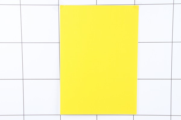 Бумага цветная A4 самоклеящаяся желтая Brauberg - фото товара