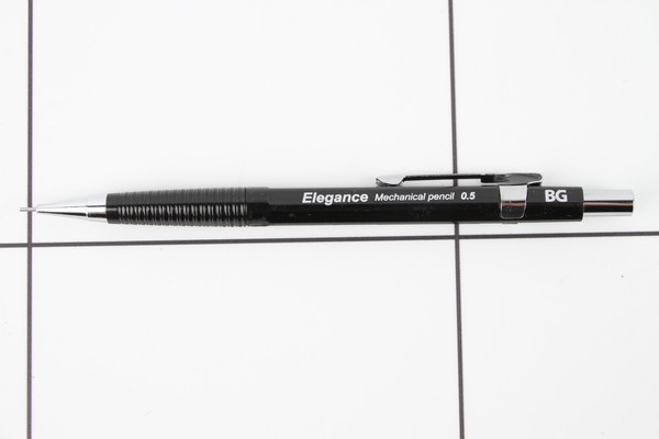 Карандаш механический BG Elegance 0, 5мм с ластиком - фото товара