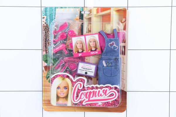 Аксессуары для кукол 29 см набор акс для Софии салон красоты,  блистер - фото товара