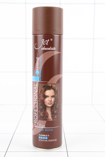 ЛАК для волос Джет 314716 Flexible maxi (Jet chocolate) 300мл 415см3 /12шт - фото товара