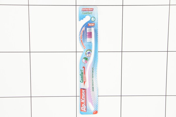 Зубная щетка Dr. Clean Комфорт Медиум /72шт ТОЛЬКО 12 - фото товара