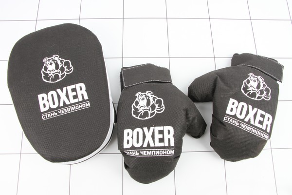 Боксерский набор №7 99818 (лапа+перчатки) - фото товара