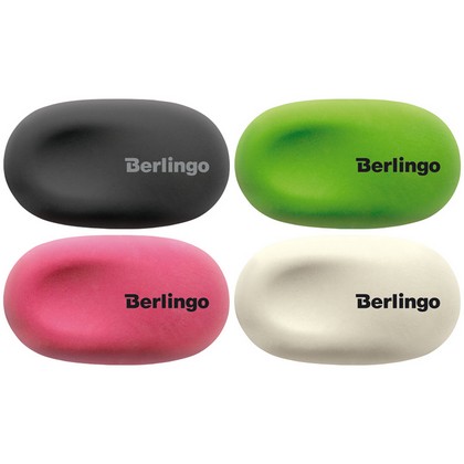 Ластик Berlingo  Ergonomic ,  овальный,  термопластичная резина,  50*30*8мм (Blc_00240) - фото товара