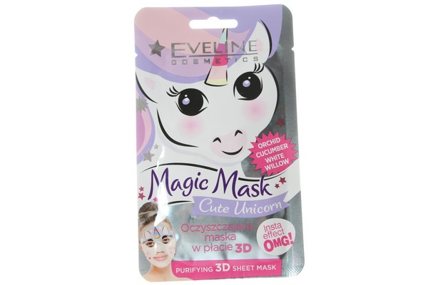 Eveline Тканевая маска для лица 3D Magic Mask Очищающая,  корейская 6280 - фото товара