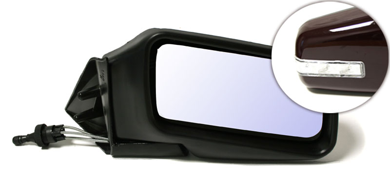 Зеркало боковое (к-т 2 шт) LADA с повортником (3 желт.светодиода) - фото товара