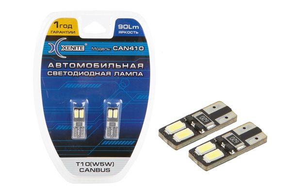   10 (W5W) /.CANBUS    4SMDx5630 WHITE(/ 2) 12V.  1 