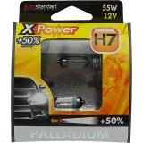  H 7 (PX26d)  55W 12V + 50% ,X-Power (./2 ) Palladium