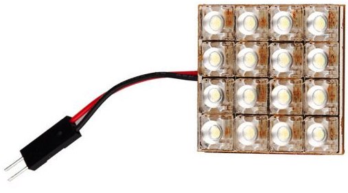 -  16SMD (35x35) WHITE+50%  12V .  1 