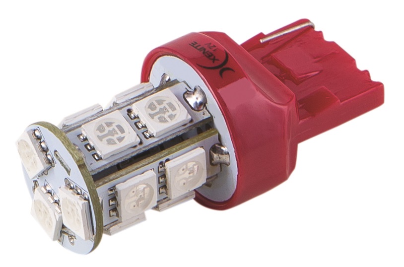   20 (W21/5W) /.13SMD 5050 RED (/ 2.) 12V.  1 