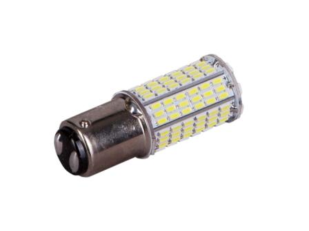   P21/5W (BAY15d - 2- .) 144SMD 3014 WHITE 12/24V (-/ 2).  1 