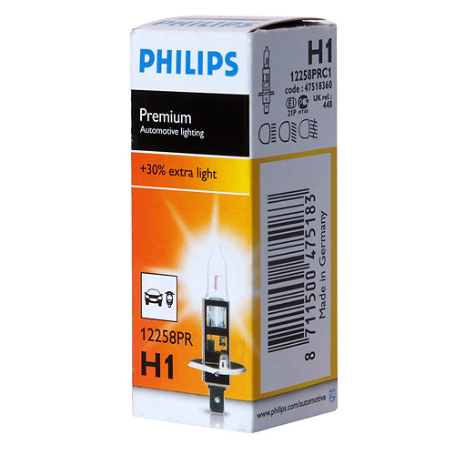  H 1 (P14,5s), 55W 12V + 30%,PRMIUM (.,    30%)