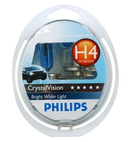  H 4 (P43t-38)  60/55W 12V 4300 K CRISTAL VISION (-.2.+2.W5W)