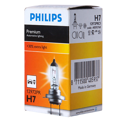  H 7 (PX26d)  55W 12V + 30% PREMIUM