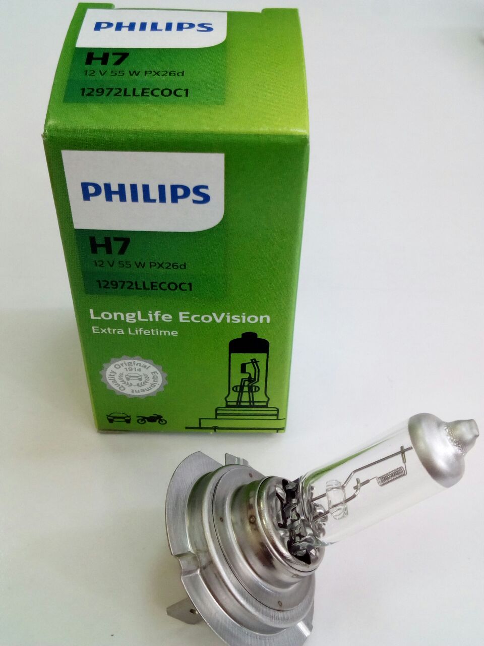  H 7 (PX26d)  55W 12V LONG LIFE ECO VISION