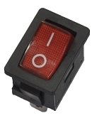  2- .   LED RED 12V 15A Mini (3.) ON-OFF Nord YADA