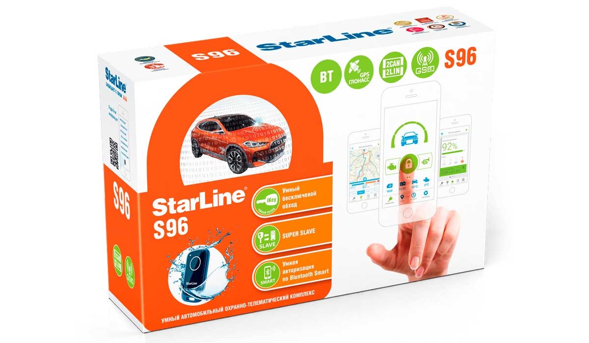  StarLine S96 V2 BT 2CAN+4LIN GSM/GPS  Bluetooth Smart