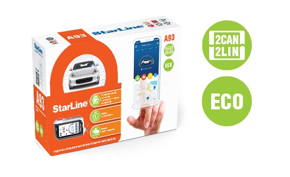  StarLine A93 V2 2CAN+2LIN ECO  1  ( GPS/GSM)