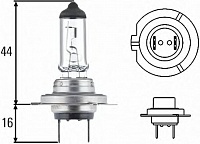  H 7 (PX26d)  55W 12V BLUE Light