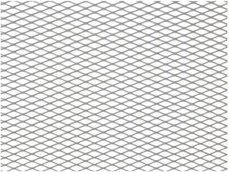 Решетка радиатора CЕТКА декор.(100х20см),ячейки (16,5х6мм) Серебро/алюминий/ - фото товара