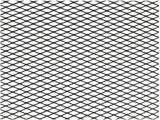 Решетка радиатора CЕТКА декор.(100х20см),ячейки (16х6мм) Черная/алюминий/ - фото товара
